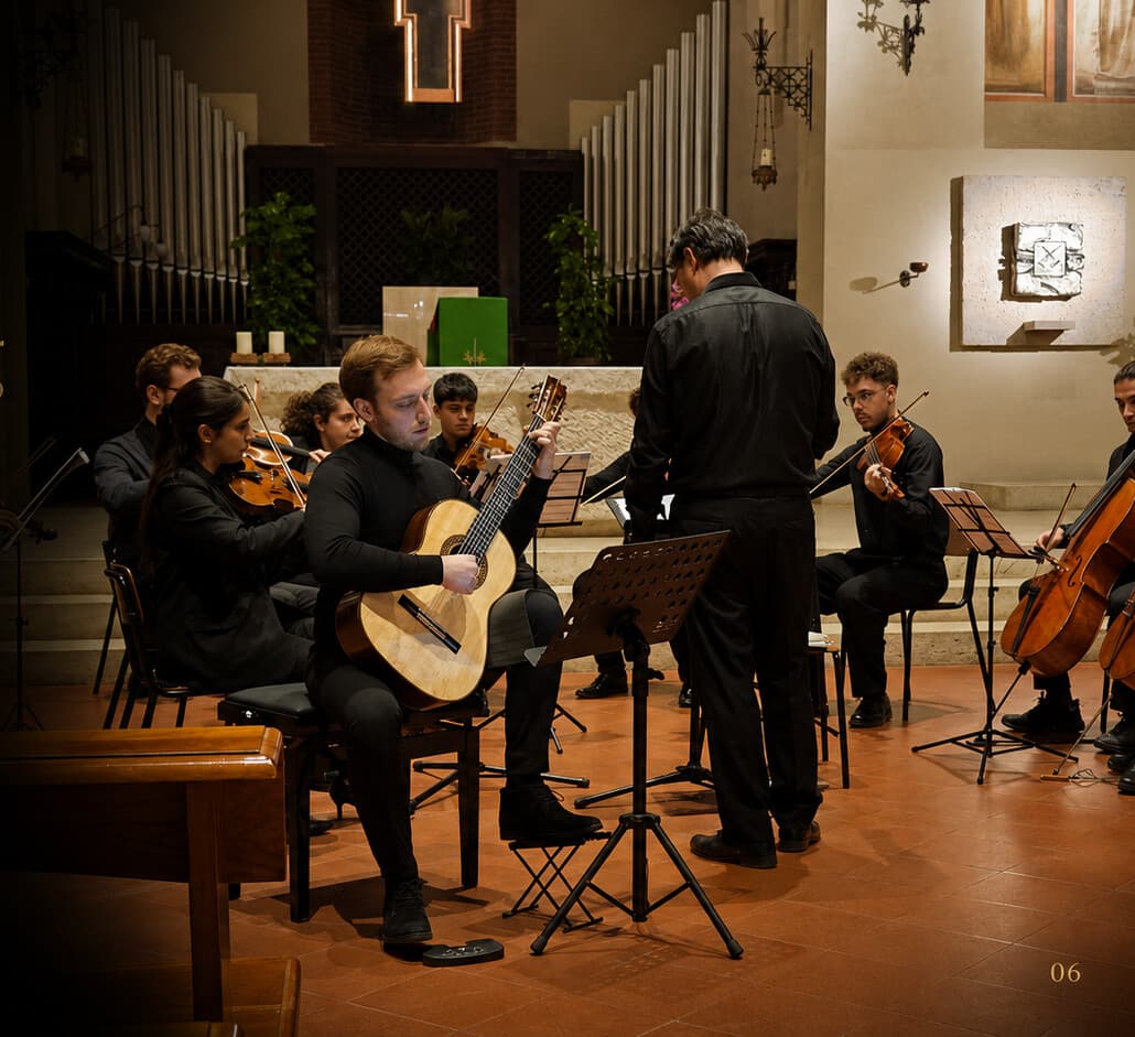 Niccolò Coverini con orchestra